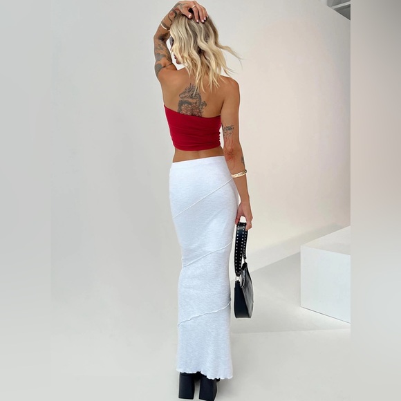 White maxi skirt - Picture 4 of 5